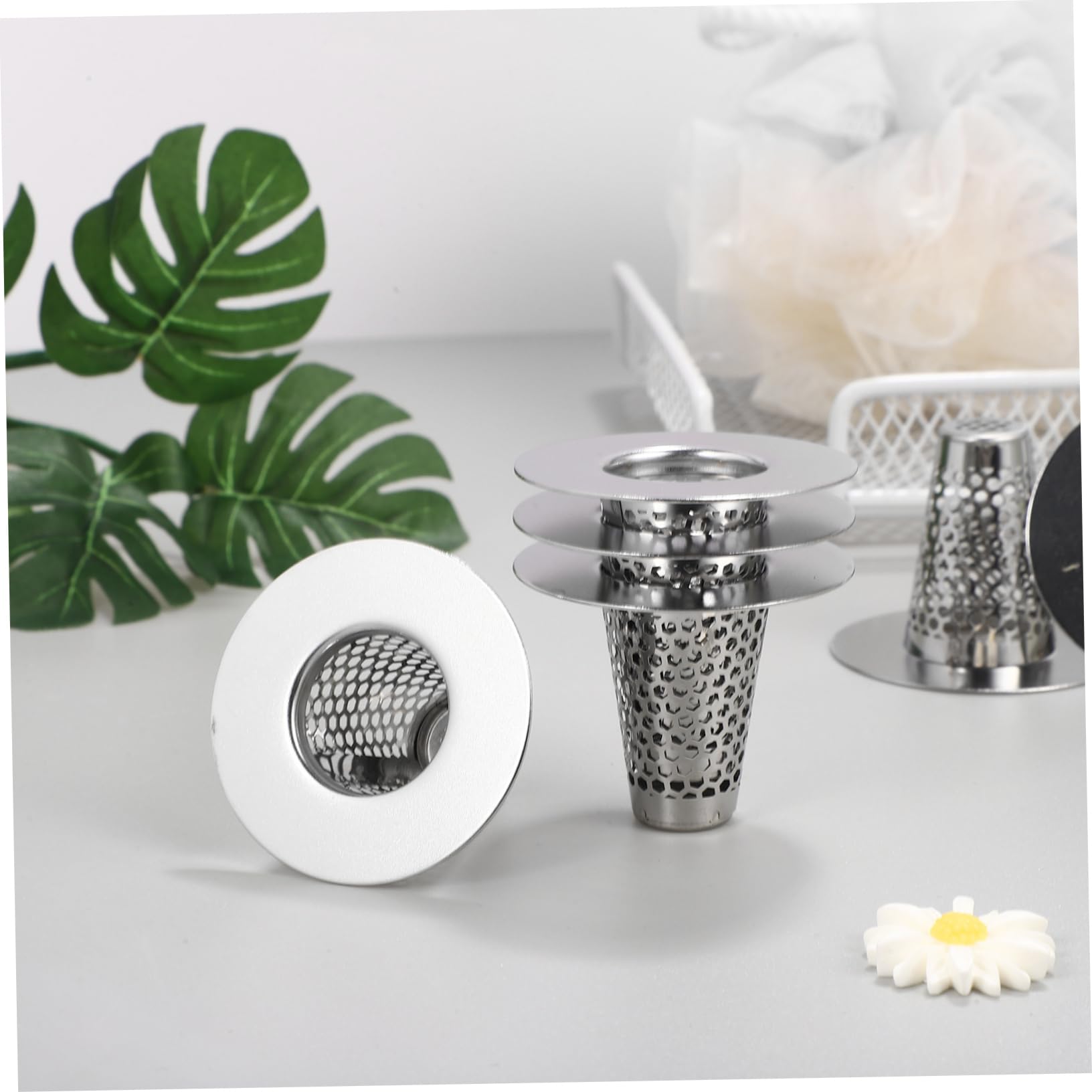 Gadpiparty 30stücke Edelstahl Abflusssiebe Für Küchenspüle Und Badewanne Effektive Haarfilter Und Abflussstopper Rostfrei Einfach Zu Reinigen Einsetzbar