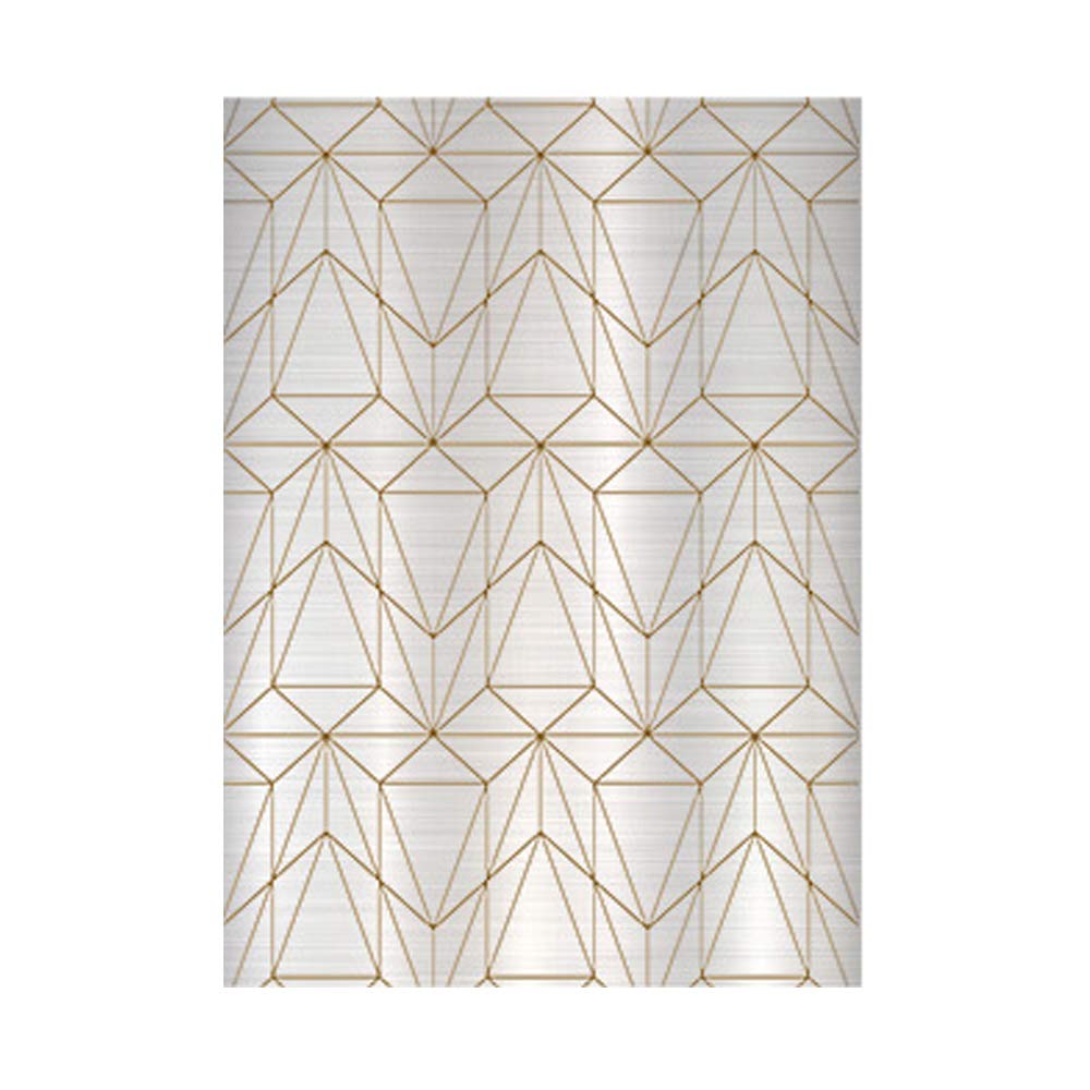 Papier peint auto-adhésif rayures géométrie vinyle 40cm x 2.5m rouleau décoratif PVC