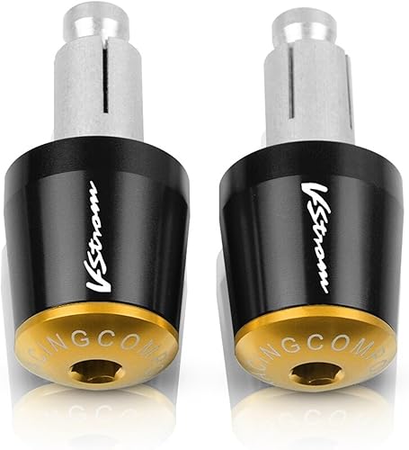 Miniatura 10 de Para Suzuki DL250 DL650 DL1000 V-Strom VSTROM DL 250 650 1000 motocicleta 78 "0.866 in manillar Grips extremo barra tapa tapón