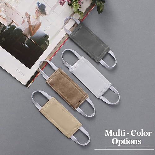 Miniatura 7 de PONY DANCE Cierrapuertas silencioso para bebé, cubierta de pestillo para puerta de guardería, hecha de tela sólida, correas elásticas fuertes,