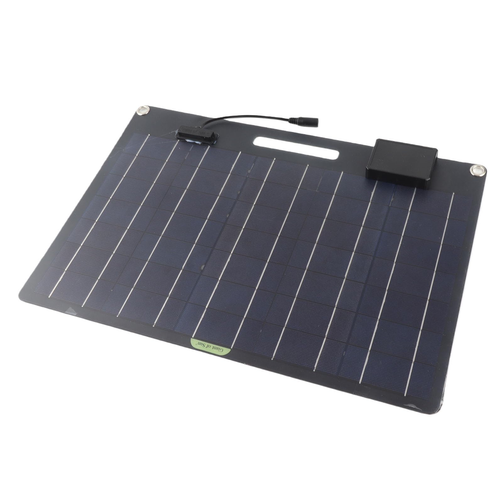 Wakects Pannello Solare Portatile 100W Monocristallino 12V 24V Doppia
