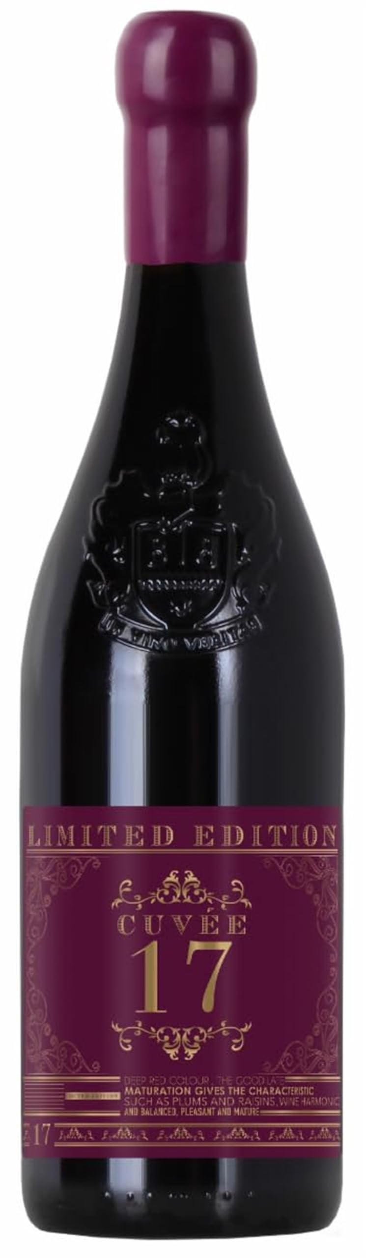 Cuvee 17 VINO D’ITALIA ROSSO RotWein – Strukturiert, Samtig & Anhaltend – Reiches Bouquet von Roten Beeren und Gewürzen – 17% vol – 750 ml