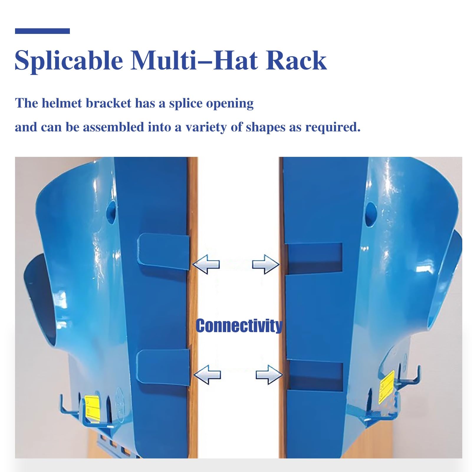 Casco Obra Soporte para Casco Liviano con Perforación para Instalación, Soporte para Casco de Seguridad con Montaje en Pared para Cubículos de Oficina, Soporte para Casco de Seguridad(White)