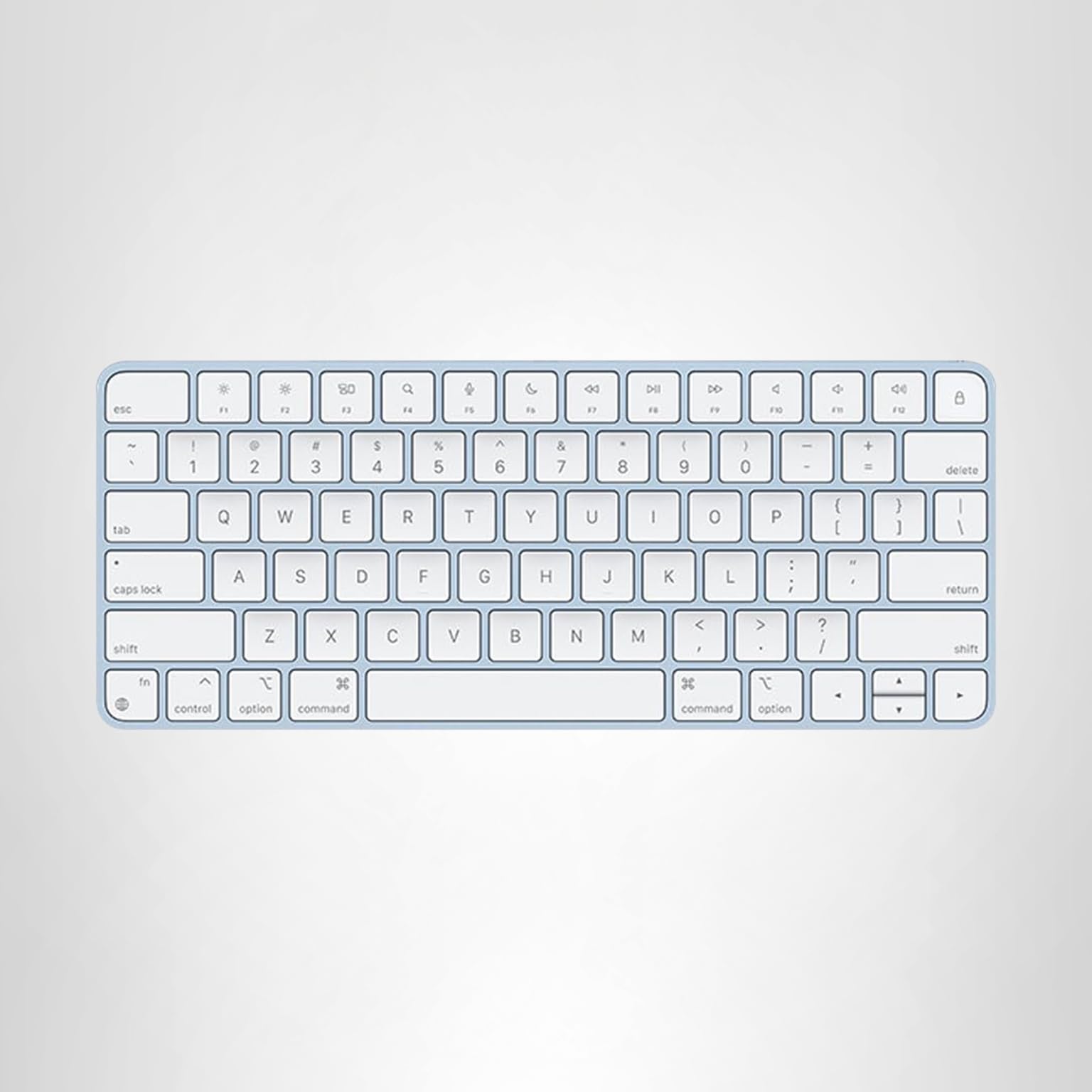 美品Apple Magic Keyboard LightningA2450 US Apple Magic Keyboard W/ Lock Key - A2450 - White - Lightning