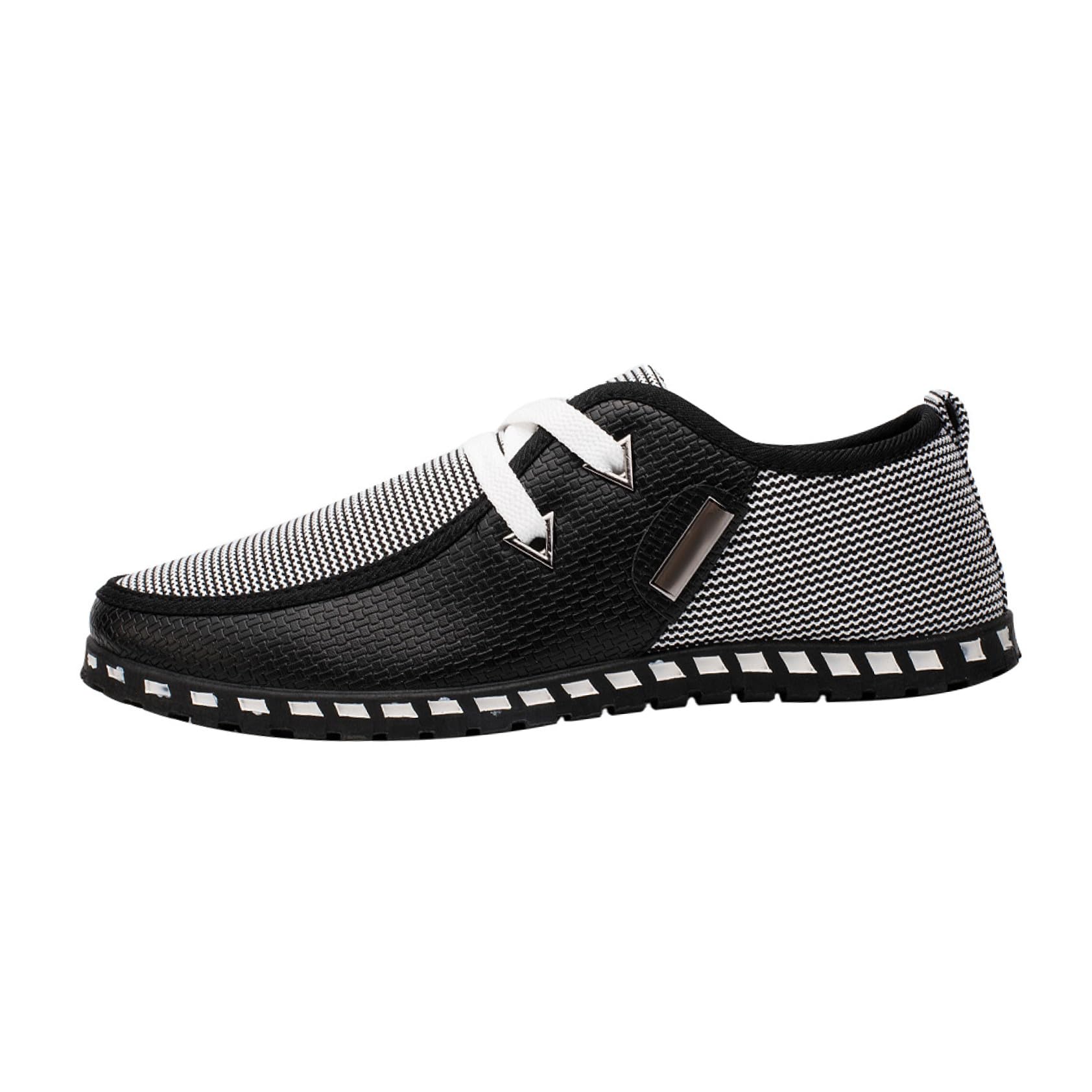 Scarpe a Cuffia Scarpe x Camminata Scarpe Camminata Antiscivolo Scarpe scarpeuomo Scarpe Traspiranti Uomini Scarpe da Uomo comode Calzature da Uomo : Panno Bianca