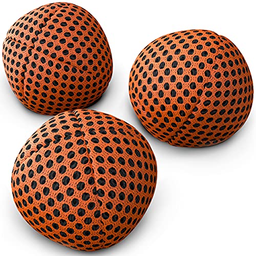 speevers Professional Juggling Balls Set: Soft Durable and Non-Slip for Beginners & Pros - Indoor & Outdoor Fun Skill Development & Stress Relief - 3 Pack with Carry Bag (Orange 4.2 oz)