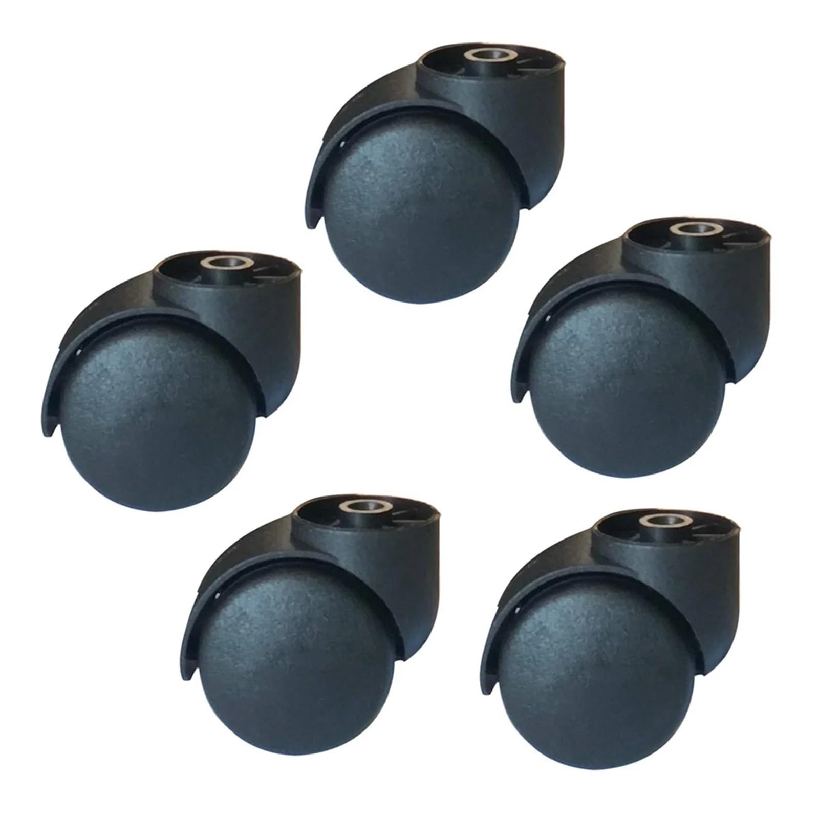 Caster Wheels, 2 Inch Office Chair Casters, Replacement Swivel Chair Wheels, Heavy Duty Casters for Furniture,5 PCS