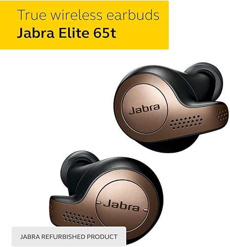 Miniatura 2 de Jabra Elite 65t - Funda de carga para auriculares inalámbricos con Alexa habilitada, color negro cobre (renovado)