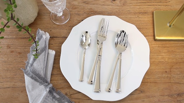 Amazon.com: Mikasa, Oliver Gleam Flatware Service for 12, 65