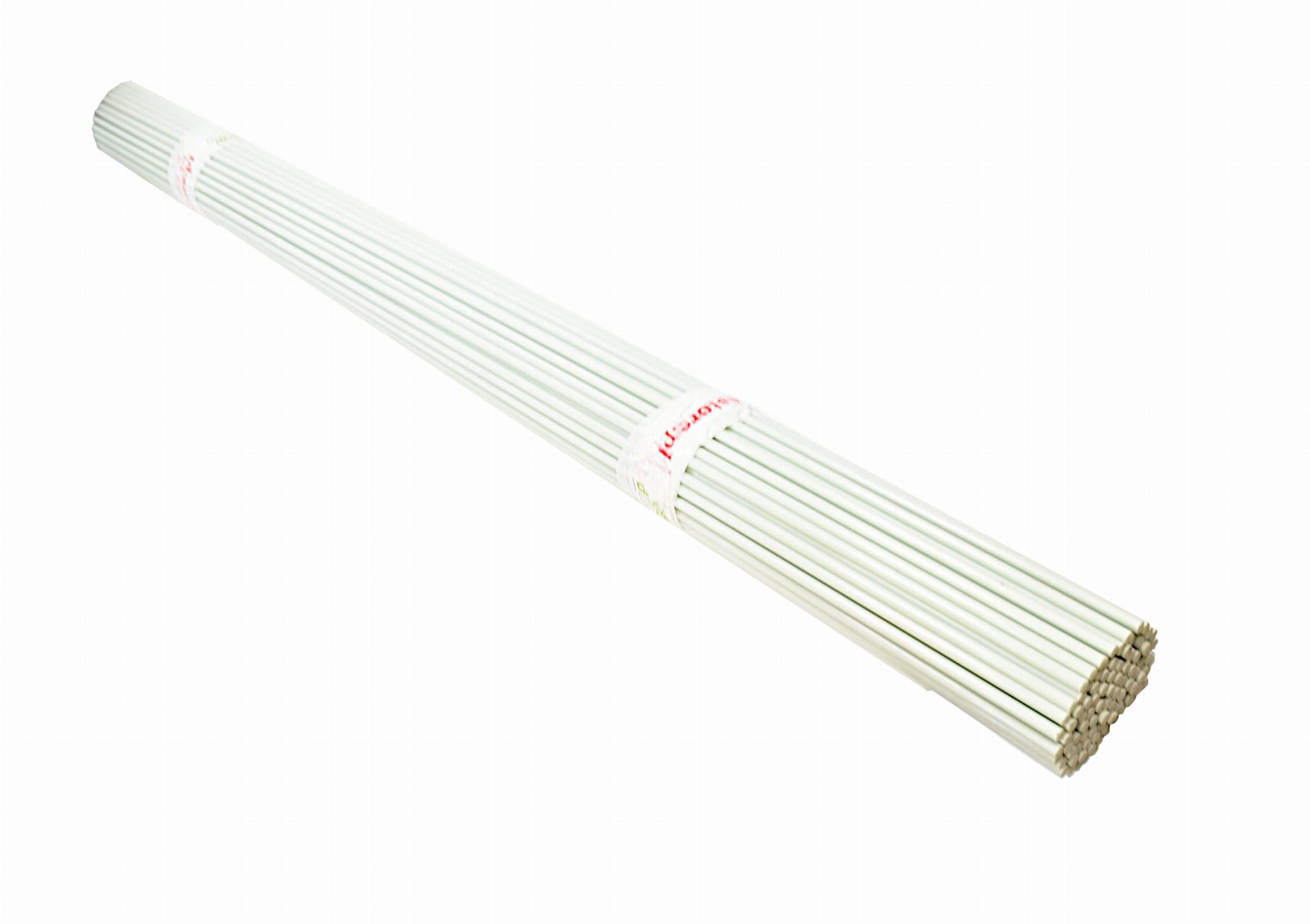 Dixiestore Tuteurs en fibre de verre – Support durable pour plantes d'intérieur et d'extérieur, résistant à la corrosion et aux intempéries, facile à assembler et à tailler – 150 cm - ø8 mm - x100