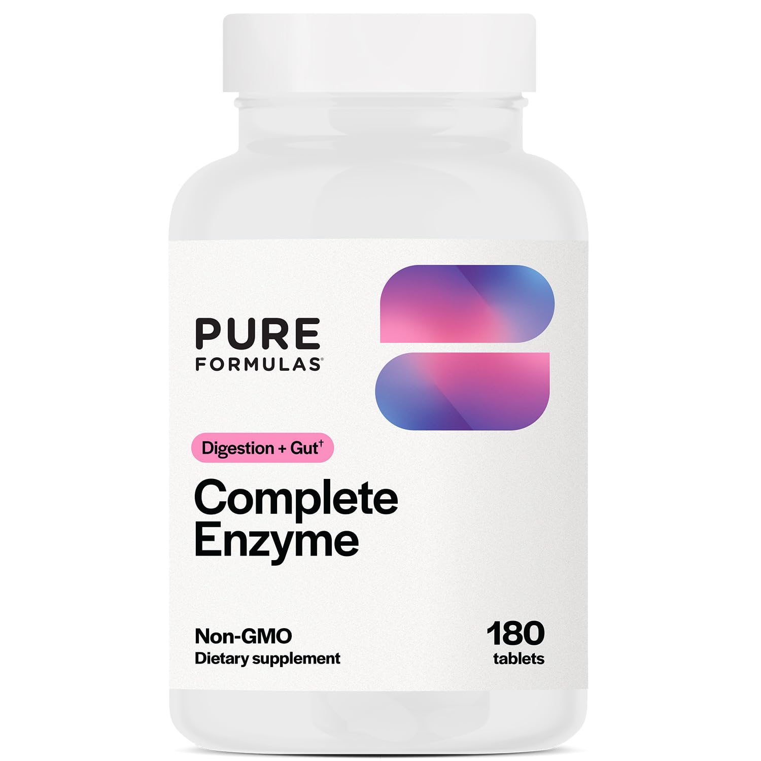 Complete Enzyme | Pancreatic Enzymes 1000mg (Full Strength) | Pancreatin Digestion Supplement with Protease, Amylase & Lipase | Digestive Support | Dairy, and Soy Free 180 Tablets