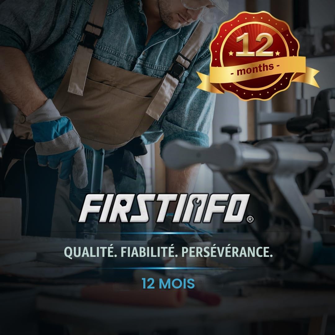 FIRSTINFO Soufflette Air Comprimé Windstorm Buse Longue Réglable A18563FEU