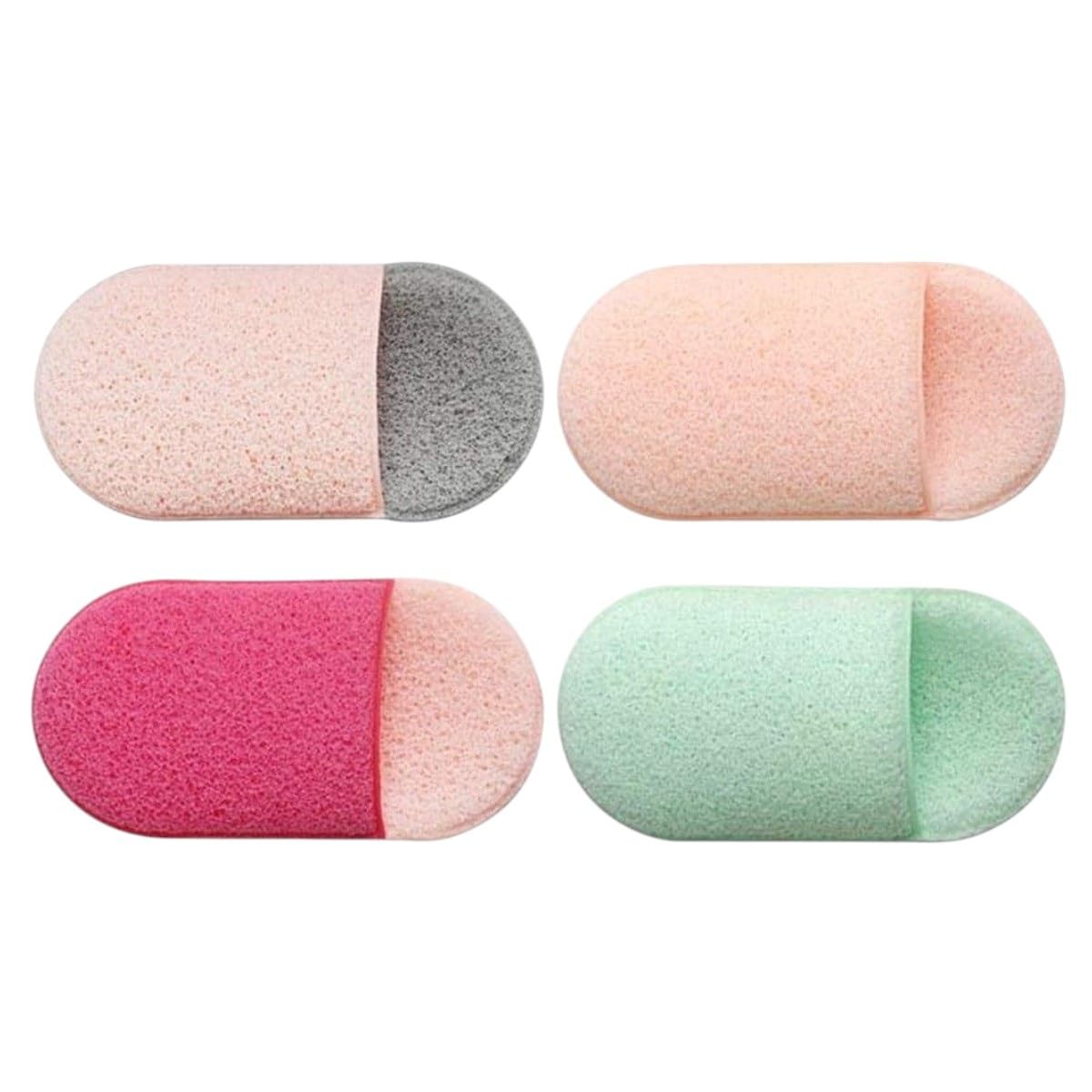 MeSkin Deep Pore Cleansing Facial Sponge - Gentle Exfoliation for Blackhead Removal - Egg Shape Puff, Suitable for All Skin Types, Reusable and Effective (Multicolor, Pack of 1)-image-26