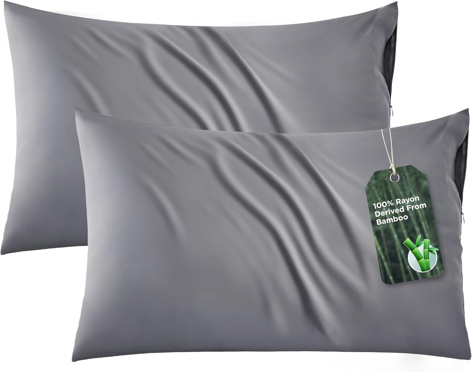 Bedsure Zipper Pillow Cases Queen