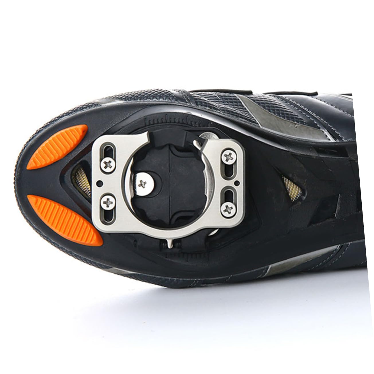 SUPVOX 2pezzi Tacchette Per Bicicletta Da Strada Copritacchette Per Scarpe Da Ciclismo Accessori Per Bicicletta Blocca Pedale Piastra Per Tacchette Adattatore Per Pedali Uso Su Strada e m