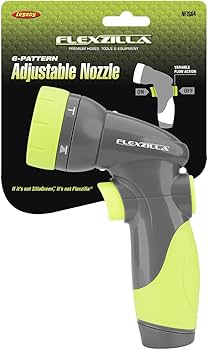 Amazon.com: Flexzilla 6-Pattern Adjustable Garden Hose Nozzle