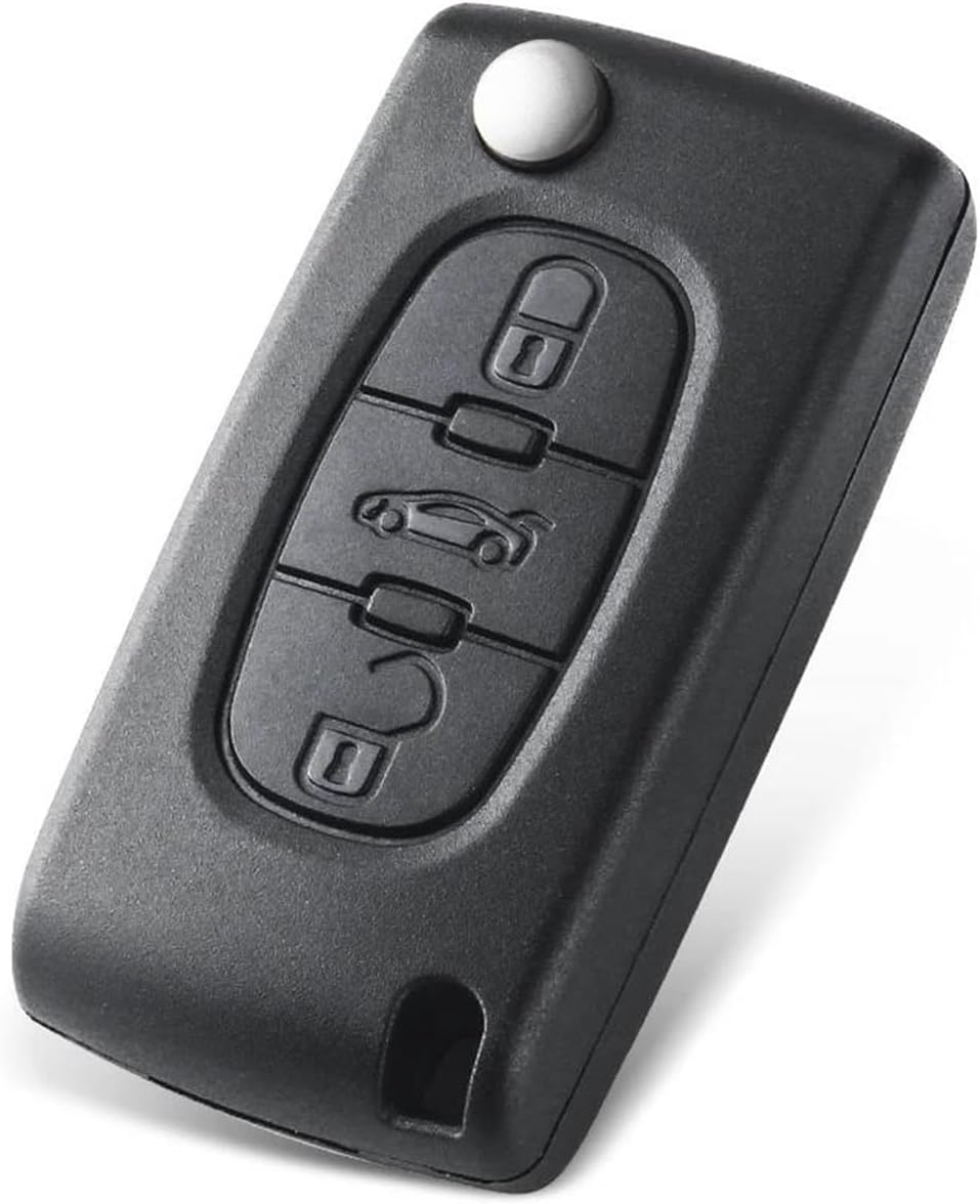 キーカバー 保護カバー に適合する プジョー 207 307 407 308 607 3 ボタン CE0523 カーアクセサリー用フ