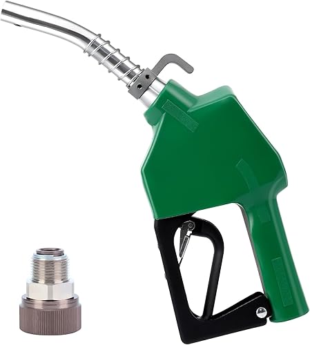 GAOMON Boquilla de combustible automática, entrada NPT de 1 pulgada con giro de 360 y boquilla de 1516 pulgadas, caudal máximo de 11 GPM, apagado
