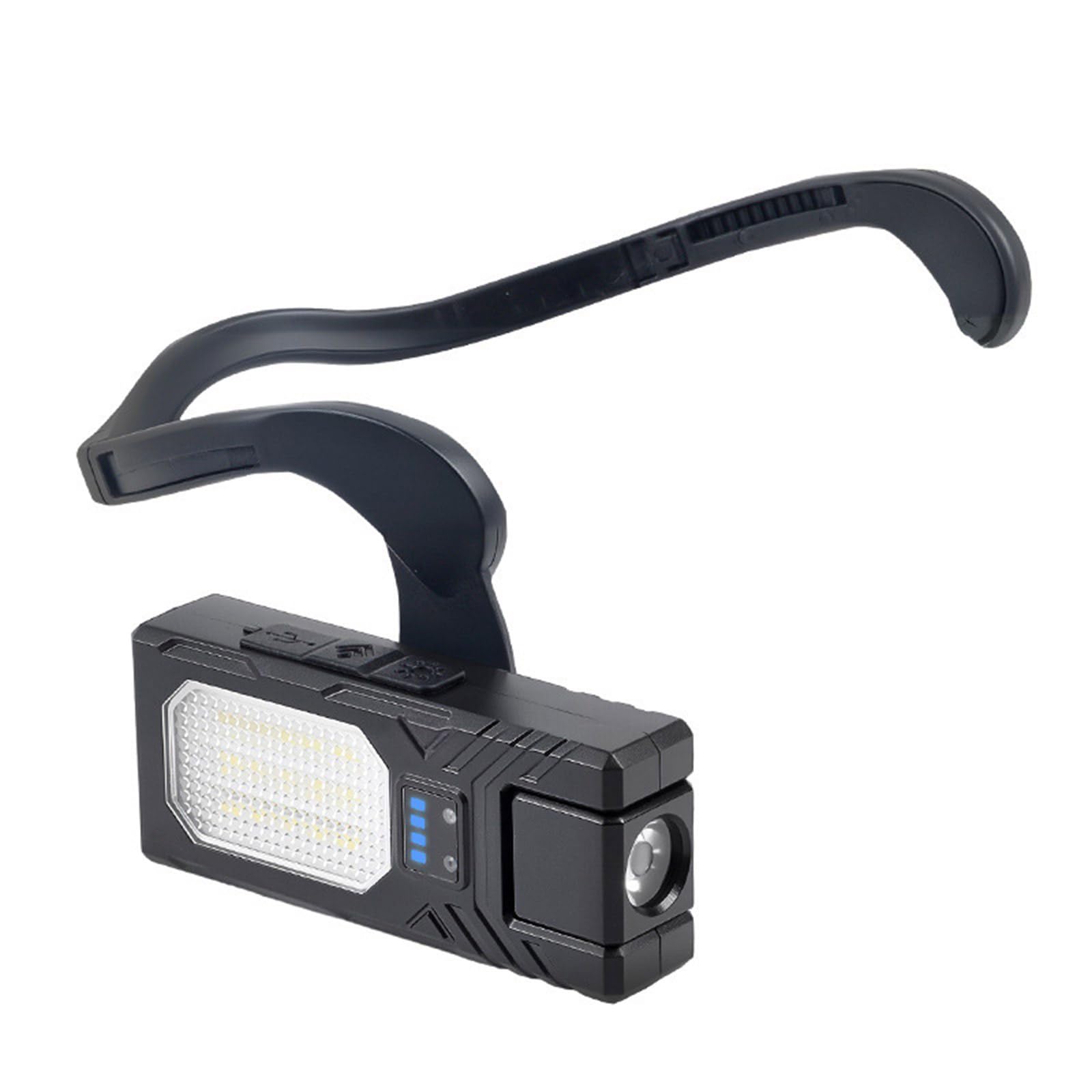 Hsioluted Detachable LED Headlamp Adjustable Lighting Modes Charging Easy Operations ABS Texture for Camping Hiking Camping Headlamp with Motion Sensors