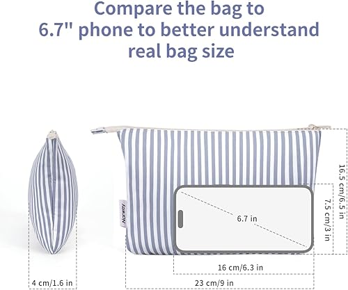 Miniatura 10 de Narwey Bolsa grande de cuero vegano para maquillaje de viaje, mini bolsa de cosméticos con cremallera para mujeres y niñas, A-Negro