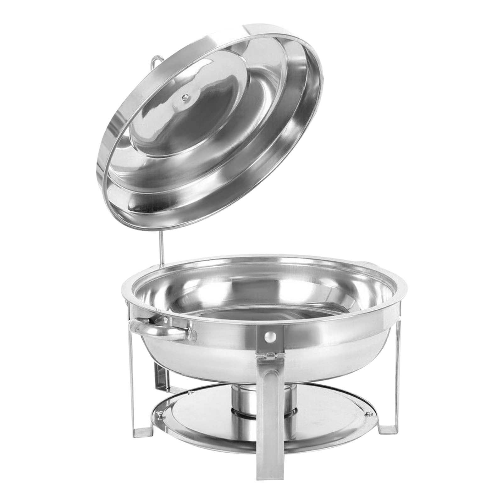Chafing Dishes per buffet rotondo Chafing Dish Buffet Set con coperchio, in acciaio inox da 7,5 l, chafer e buffet, set caldo per feste, matrimoni, eventi