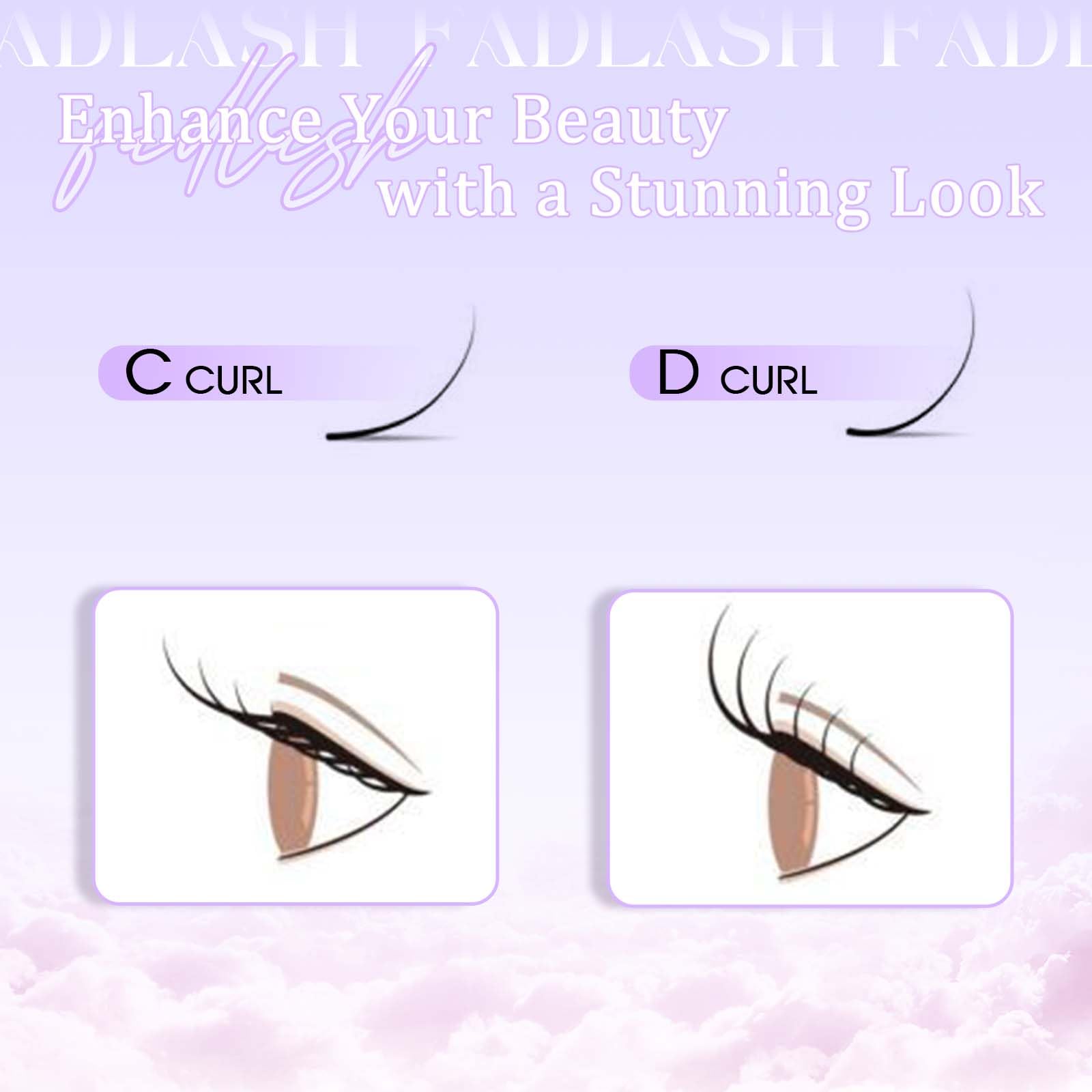 Volumen Ruso 10D 0.07mm C Curl 15mm Prefabricados Extensiones de Pestañas Volume Lashes Extension Ruso Pestañas — view 22