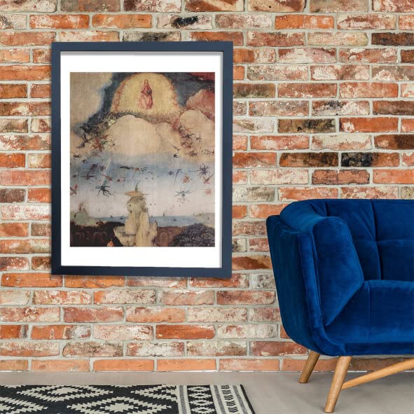 Grande affiche encadrée Falling From Heaven de Bosch pour créer une décoration murale galerie