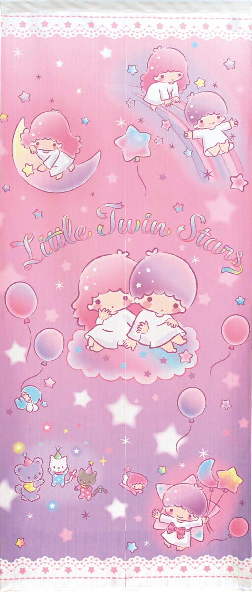 キキララ リトルツインスターズ のれん SANRIO リトルツインスターズ ゆめかわ のれん 目隠し 日本製 サンリオ