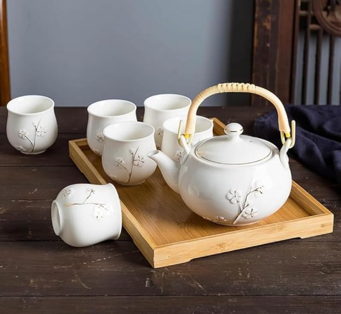 リチャードジノリ果物とお花デミタスカップ5客ポットミルク入れ