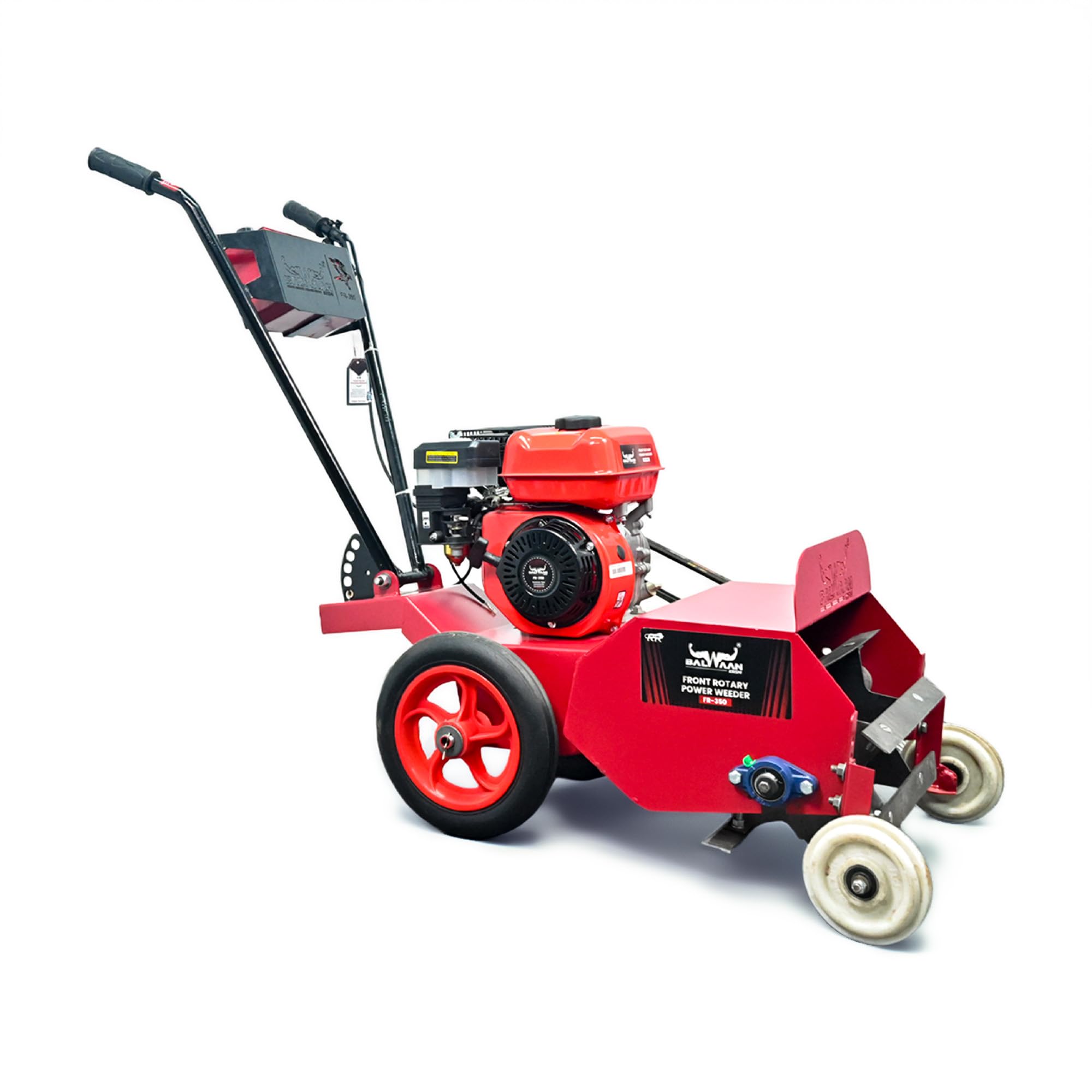 Balwaan Krishi Front Rotatory Machine 7HP Engine|3600 RPM Petrol Operated Weeder Machine |16-Inch Width Soil Cultivator for Soil Aeration and Weed Removal |Improves Crop Growth FR-350-image-26