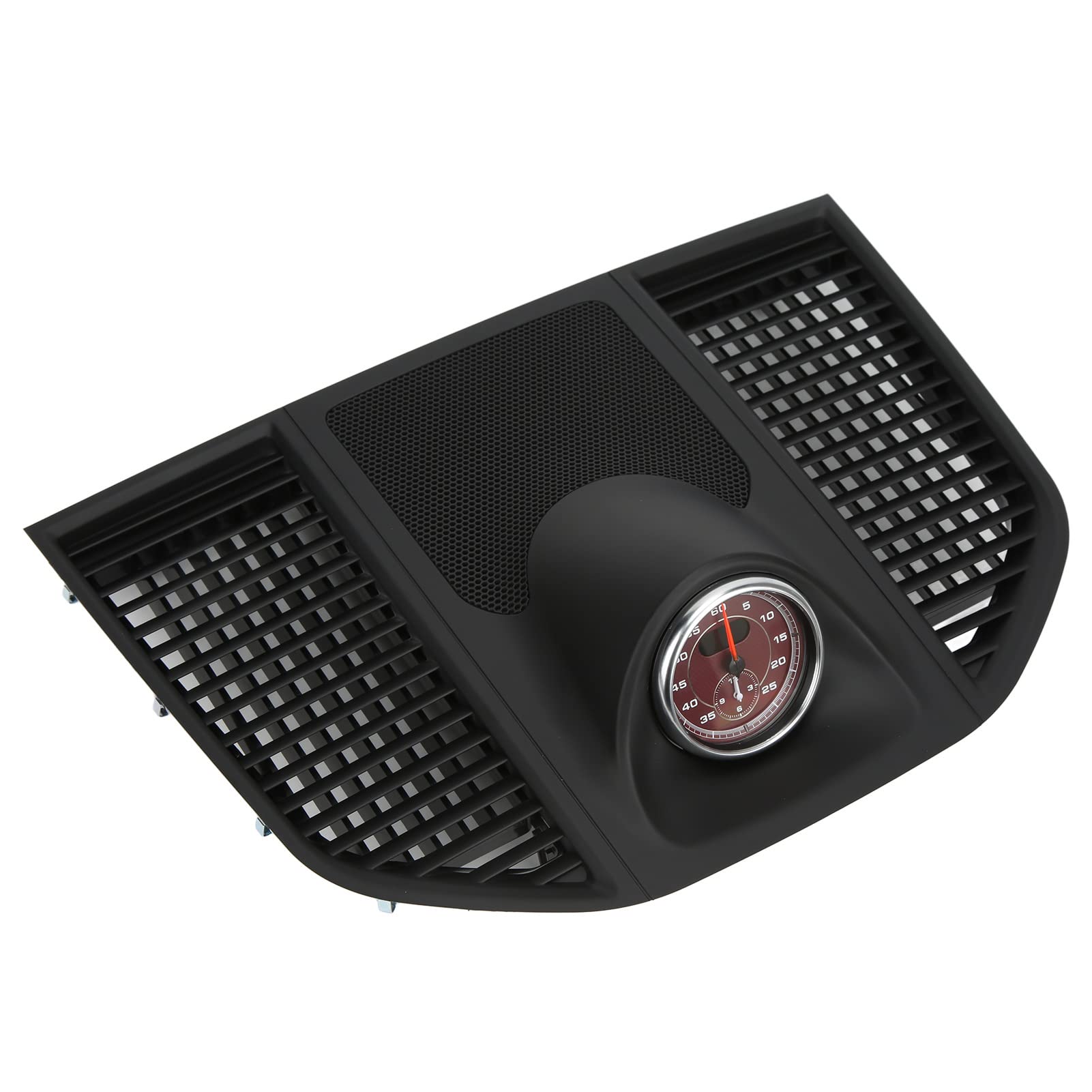 Dioche Pannello Strumenti della Console Centrale dell'auto con Set di Orologi 95B 858 189 C 5Q0 per il 2014-2020 - Sostituzione ABS Premium (cronometro rosso scuro)