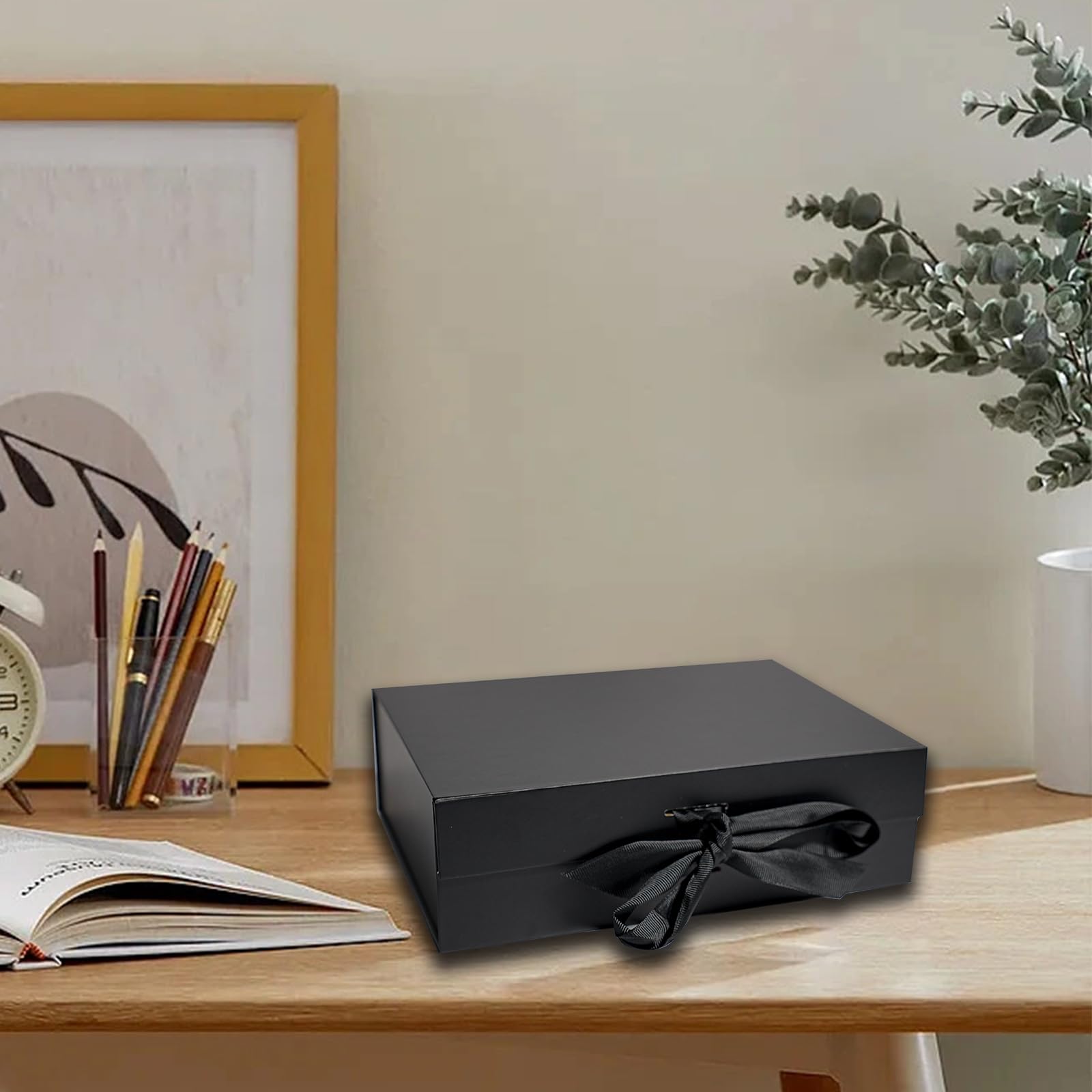 Scatola Regalo Magnetica Pieghevole - Design Elegante Con Fiocco, Riutilizzabile Per Occasioni Speciali - Foto 6