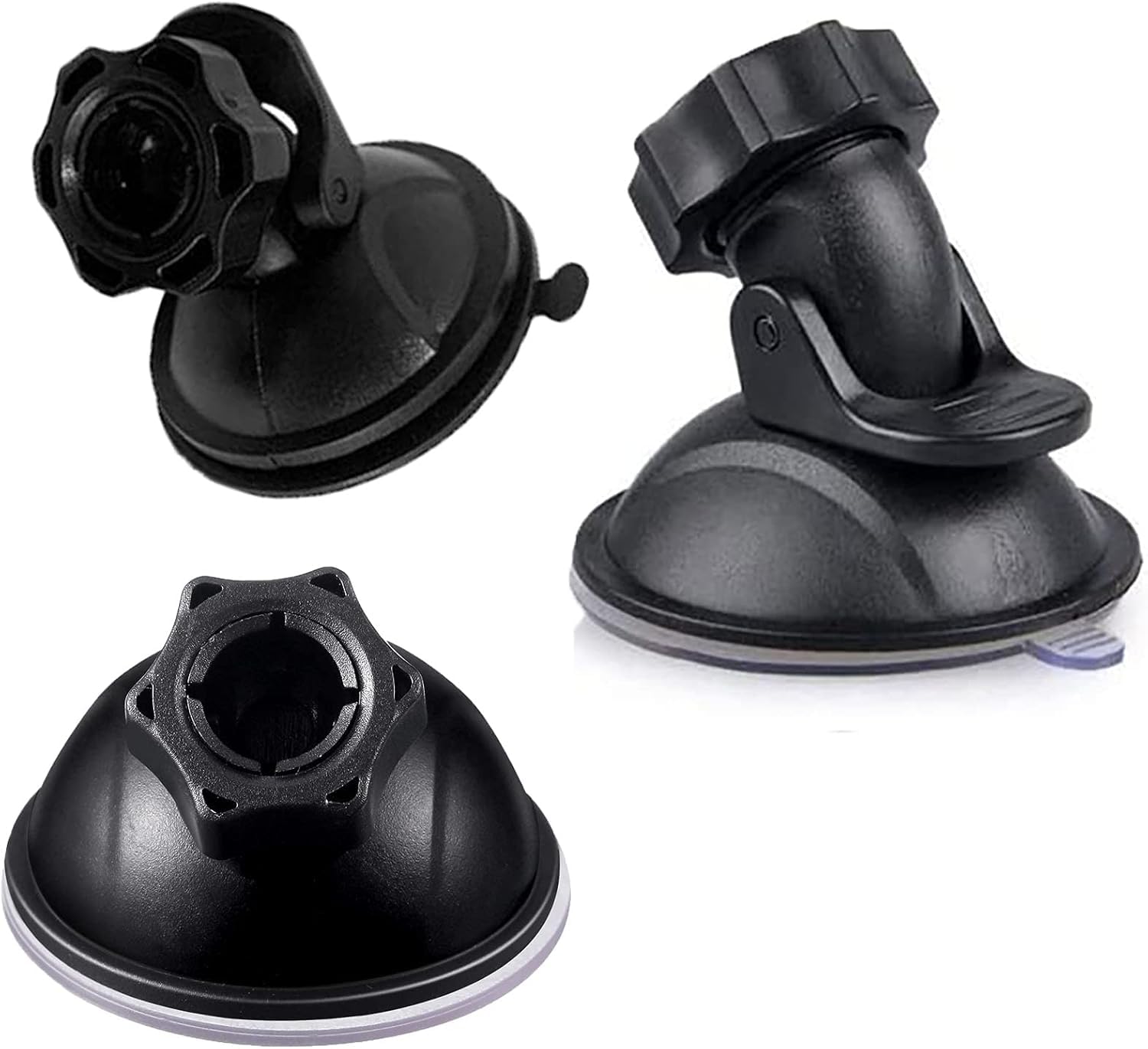 Supporto A Ventosa Per Dash Cam Con 13 Adattatori – Per Cruscotto E Parabrezza, Rotazione 360°, Adatto A Yi, Rexing, G1W, VIOFO E Molti Altri