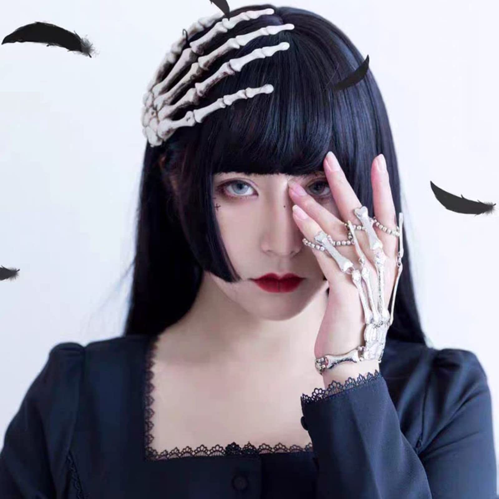Amazon.com: Halloween Hair Clips 1PCS Skeleton Hands Bone Hair Clip Punk  Rock Hair Barrette Horror Skeleton Big Hair Clip Zombie Bone Hairpin for  Women Girls Hair Accessories Halloween Party Decorations : Everything