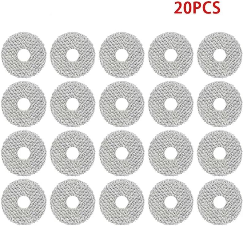 L10s Pro Ultra Mopping Cloth，Compatibility for Dreame Bot S10 / Roboter X10 + Vacuum Cleaner Accessories(20pcs)