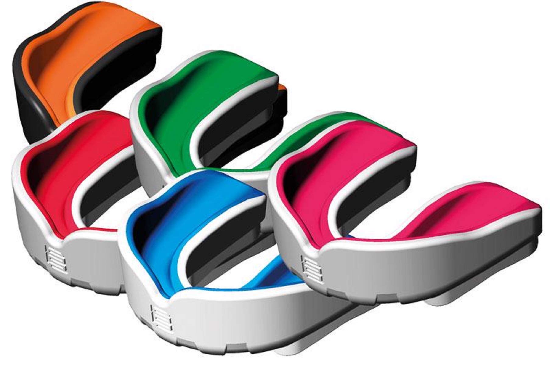 New 2020 MAKURA (IGNIS PRO) GUM SHIELD Senior - Rugby, Boxing, Hockey (Green, Qty 5)