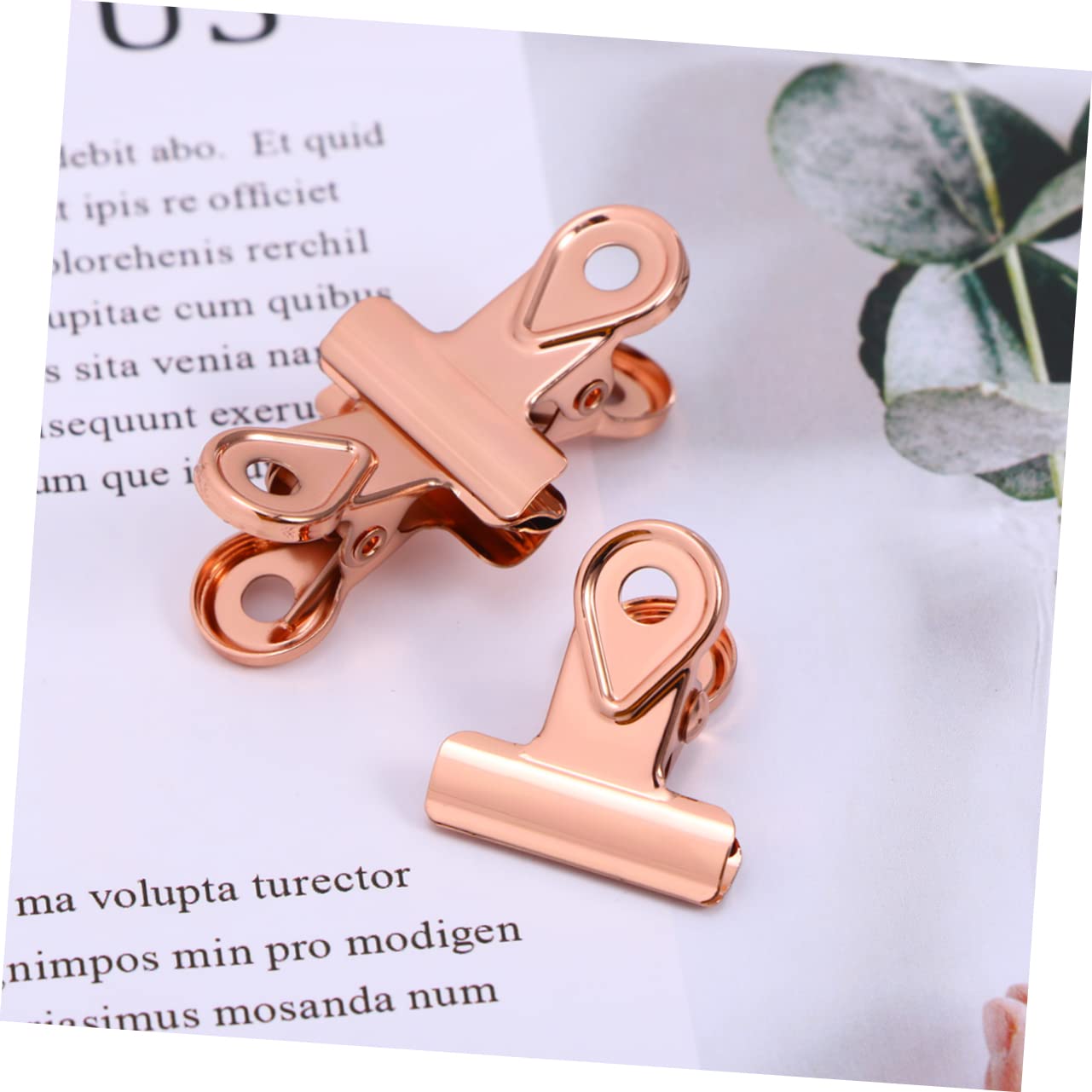Lurrose 60pezzi Clip Metalliche Per Raccoglitori e Graffette Resistente e Antiruggine Per e Creatività