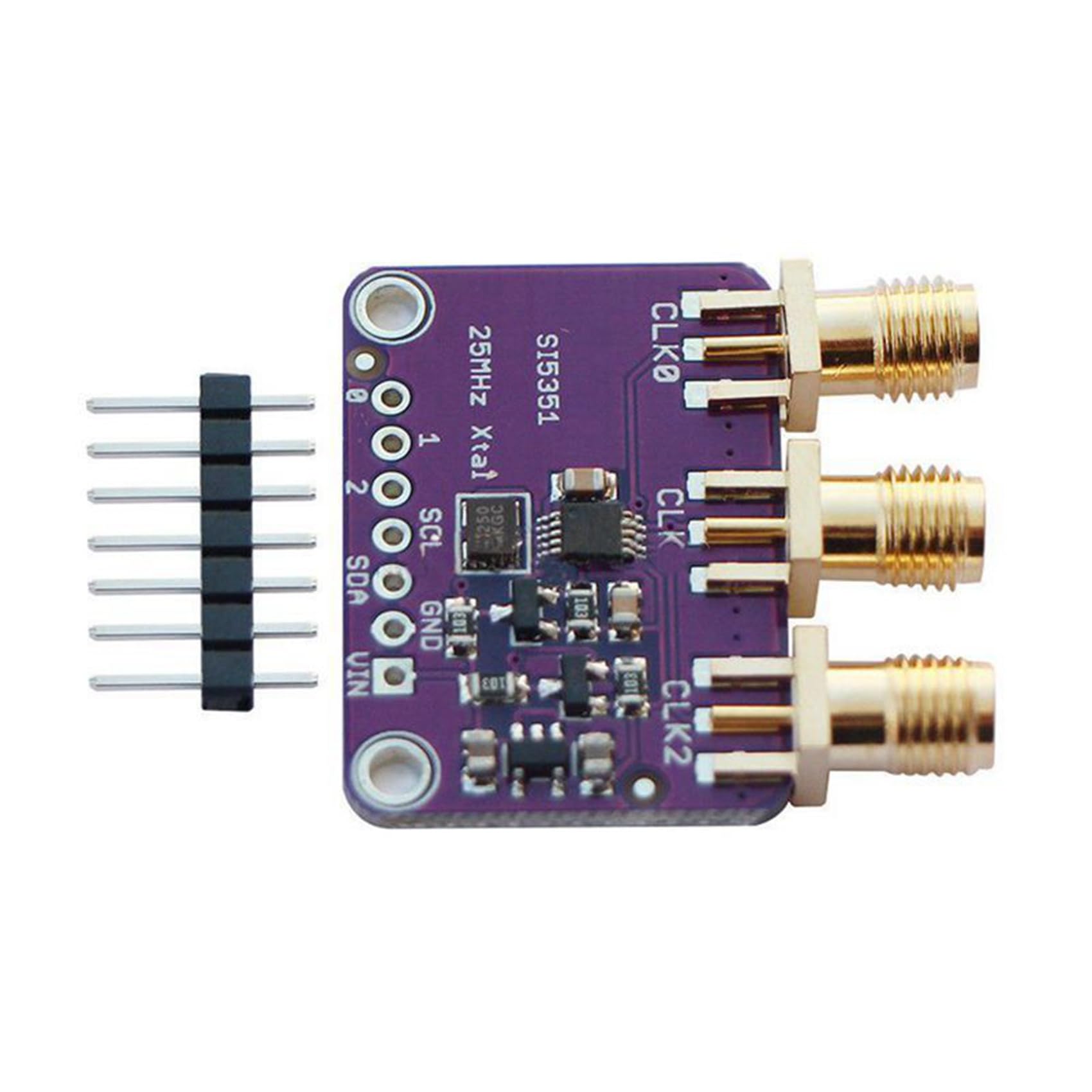 4X Si5351A Scheda di Sblocco del Generatore di Clock I2C 25 MHz 8Khz A 160Mhz per D9I2