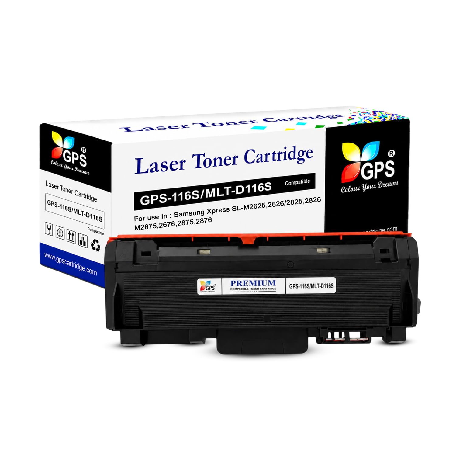 GPS Colour Your Dreams 116 Toner Cartridge Compatible for Samsung Printer MLT - D116S for Use in Xpress SL - M2625, SL M2626, SL M2675, SL M2676, SL M2825, SL M2826, SL M2875, SL M2876 Printers-image-46