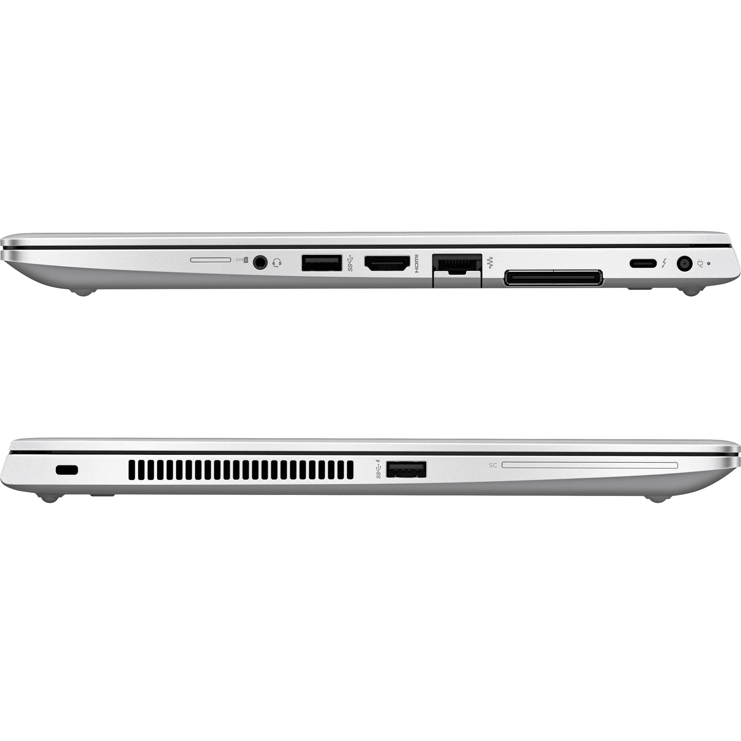 Ordenador portátil HP EliteBook 840 G6, pantalla FHD de 14 pulgadas, Intel Core i5-8265U, 16 GB DDR4 RAM, SSD de 512 GB, teclado QWERTY, Windows 11 Pro (Revisado y certificado)