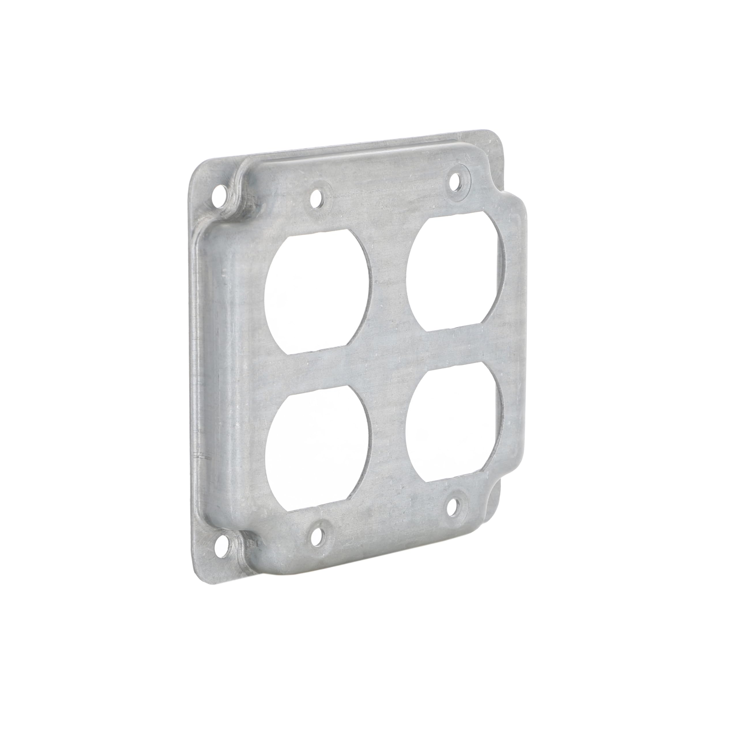 Hubbell-Raco 907C 2 Duplex Receptacles 4-Inch Square Exposed Work Cover