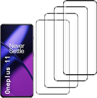 [4 Pack] Tempered Glass Screen Protector for OnePlus 11