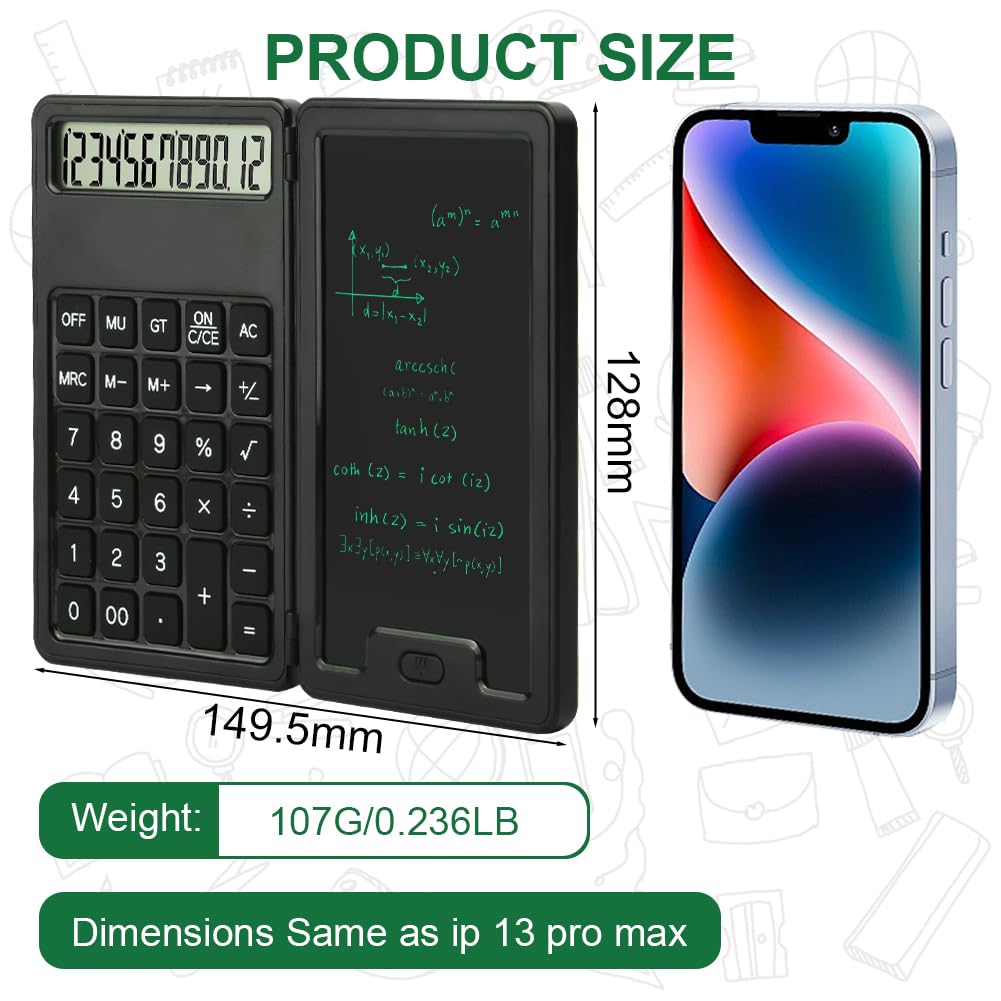 OFFCUP Scientific Calculator, Engineering Scientific Calculators with 5" LCD Writing Tablet and Pen - Image 2