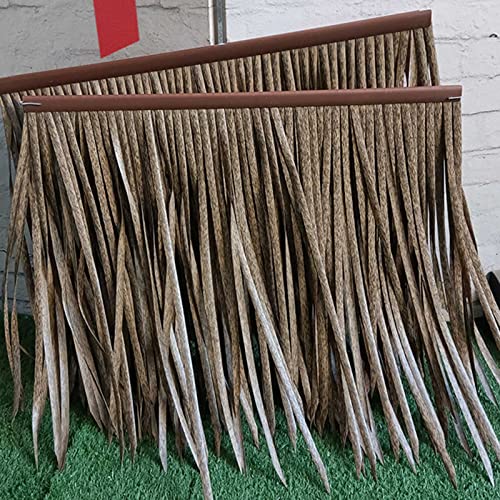 IVDNSLU Artificial Simulación Azulejos De Paja, Libre De Mantenimiento Usarse como Techo De Jardín Tiki Bar Sombrilla Tejado Exótico(Size:2pcs)