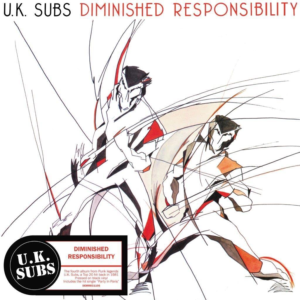 UK SUBS - Diminished Responsibility - Vinyl (LP) new sealed 2023 reissue