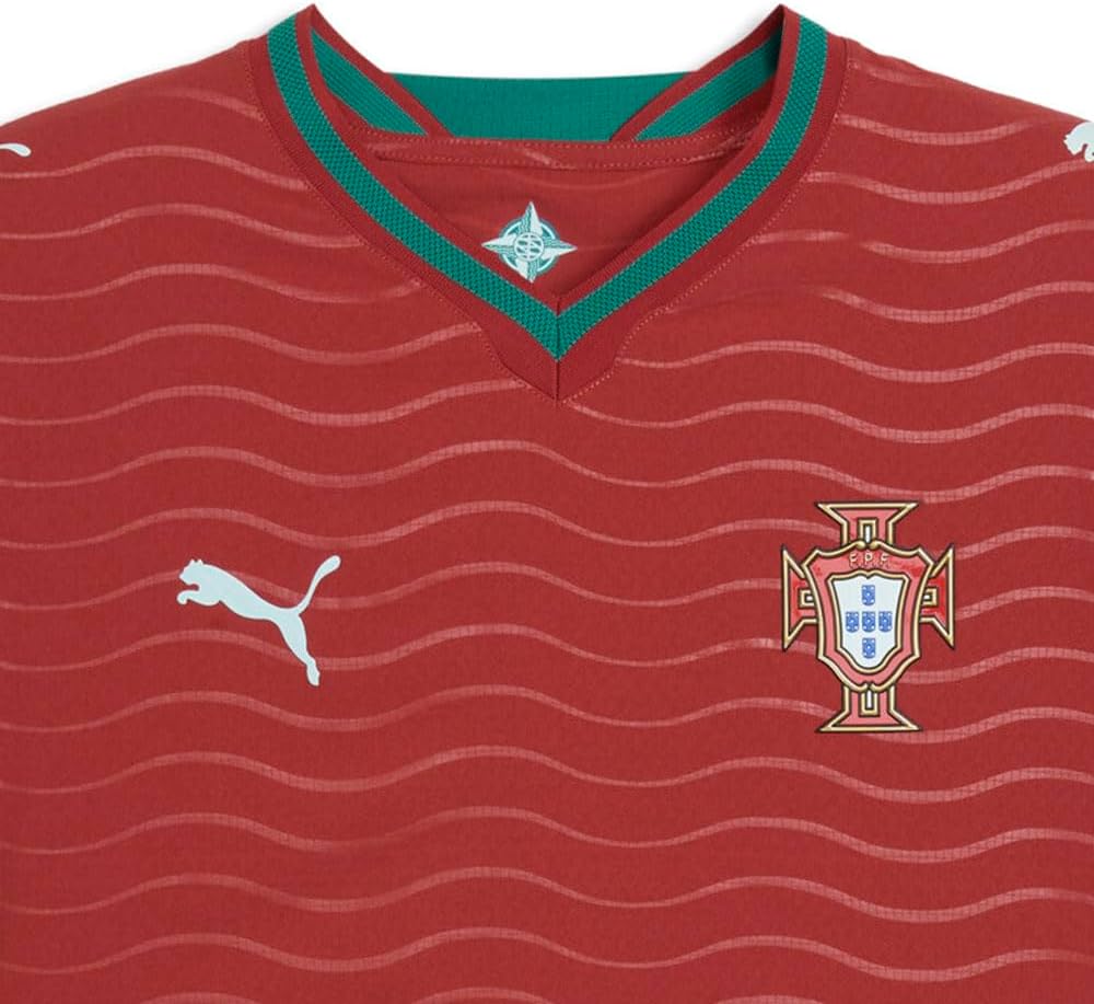 PUMA Mens Portugal Authentic Home Jersey Casual - Red