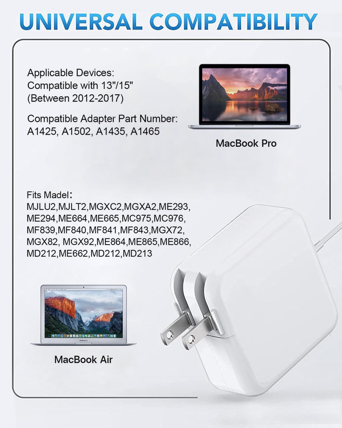 Amazon.com: 85W MacBook Charger AC Mag 2 Power Adapter, Laptop