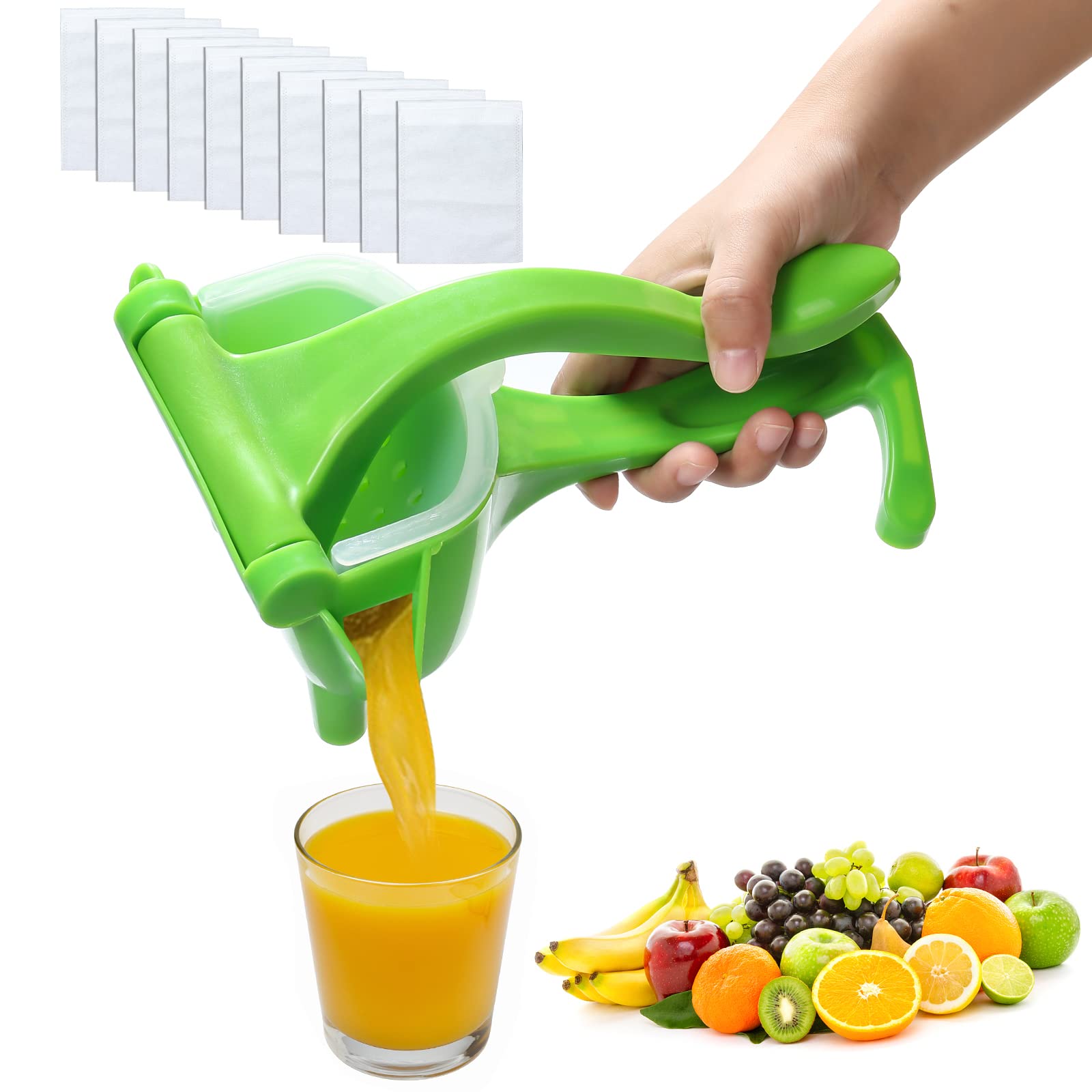 Presse-agrumes Manuel Robuste LLGL - En Polypropylène Alimentaire, Léger, Pour Citrons, Oranges Et Fruits, Anti-corrosion