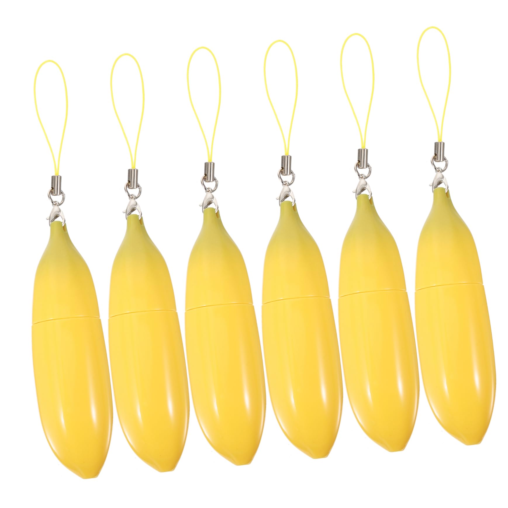 Healvian 30piezas Tubo De Bálsamo Labial De Banana Contenedores Vacíos Para Brillo Labial Recipientes De Color Para Diseño y Para y