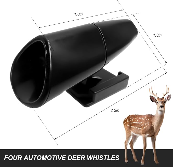 4 pcs silbatos para ciervo para coche miniatura 2
